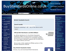 Tablet Screenshot of buystandardsonline.co.uk
